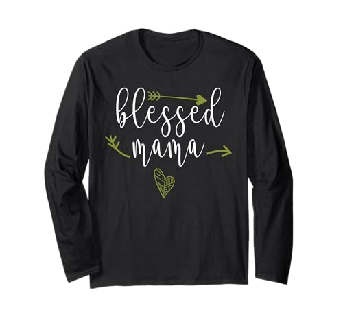Gesegnete Mama Muttertag Mutter Mama Erntedankfest Langarmshirt Gesegnete Mama Muttertag Mutter Mama Erntedankfest Langarmshirt von Blessed Mama Mother's Day Mother Mom Mommy Gifts