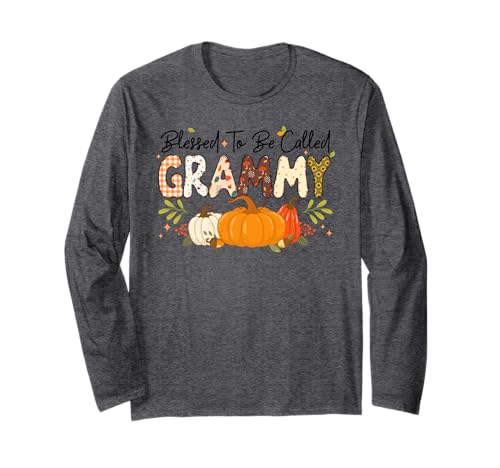 Gesegneter Grammy Kürbis Herbst Thanksgiving Mama Frauen Langarmshirt Gesegneter Grammy Kürbis Herbst Thanksgiving Mama Frauen Langarmshirt von Blessed To Be Called Grammy Inspyrmyn