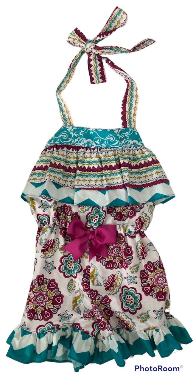 Kleine Mädchen Rüschen Romper von Blessed2BDressed