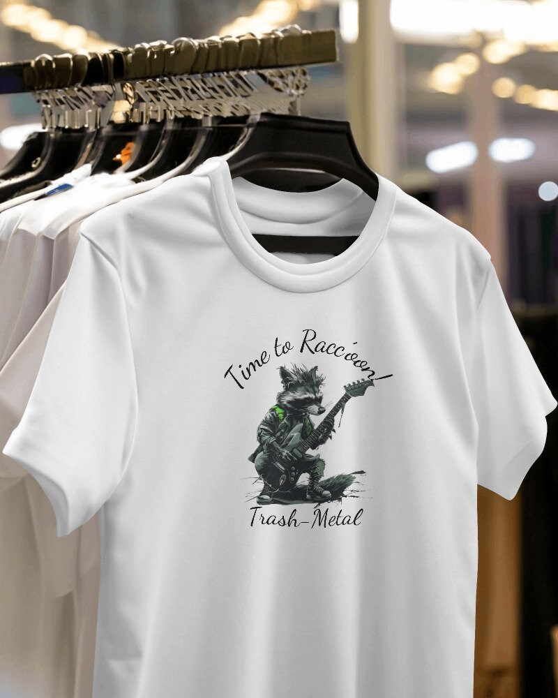 Waschbär Mit Gitarre, Es Ist Zeit Für Waschbären Müll-Metal, Freunde Rock Metal Catoon Band E-Gitarre Musik Liebe T-Shirt Waschbär Mit Gitarre, Es Ist Zeit Für Waschbären Müll-Metal, Freunde Rock Metal Catoon Band E-Gitarre Musik Liebe T-Shirt von BlessedFrequency