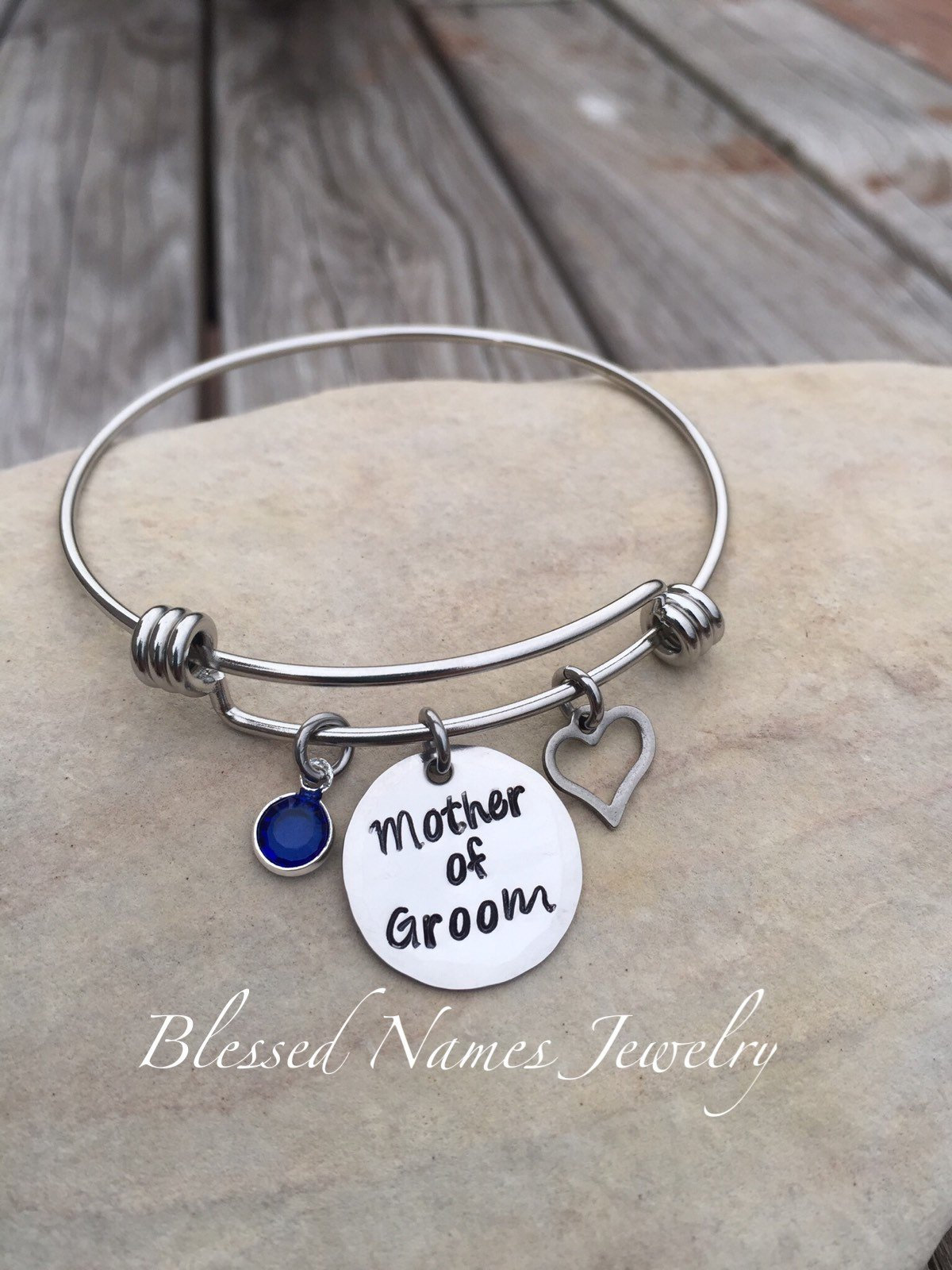 Armband Für Die Brautmutter, Geschenk Personalisiertes Armband, Brautmutter von BlessedNamesJewelry