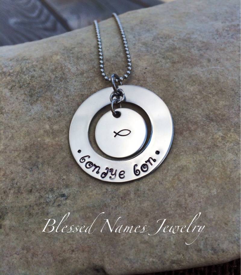 Haiti Halskette, Bondye Bon Schmuck, Haitian Creole, Gott Ist Der Gute Adoption, Mission Schmuck Haiti Halskette, Bondye Bon Schmuck, Haitian Creole, Gott Ist Der Gute Adoption, Mission Schmuck von BlessedNamesJewelry