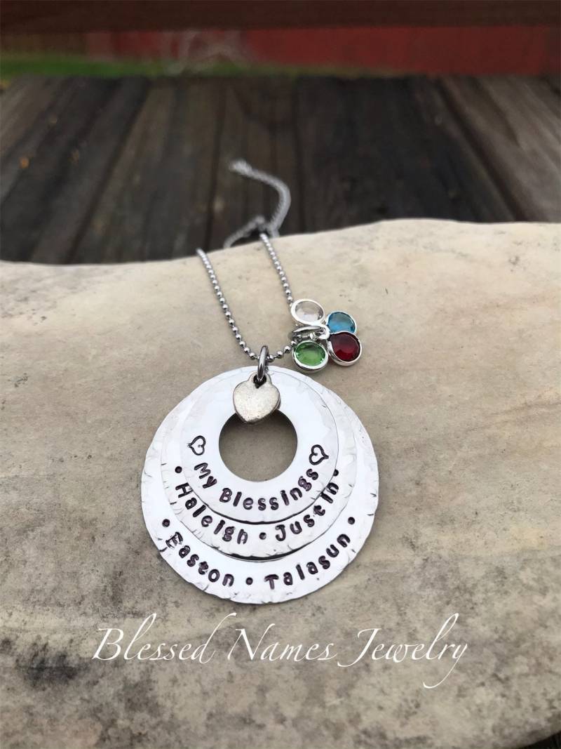 Mein Segen Halskette, Schmuck Für Die Mutter, Großmutter, Geschenk Mutter Mein Segen Halskette, Schmuck Für Die Mutter, Großmutter, Geschenk Mutter von BlessedNamesJewelry