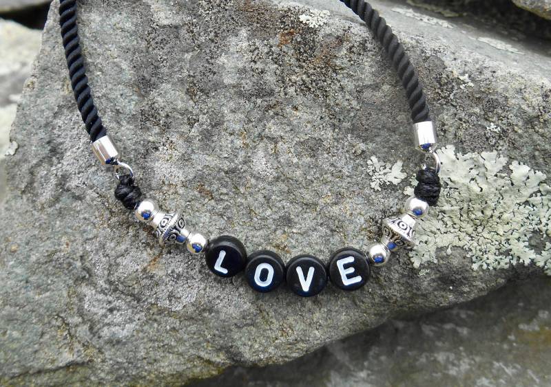 Liebe Charm Armband, Religiösen Schmuck, Perlen Teen Geschenk, Glauben Verstellbare Schnur Blaue Perle Einfache Armband von BlessingsfromHeaven7