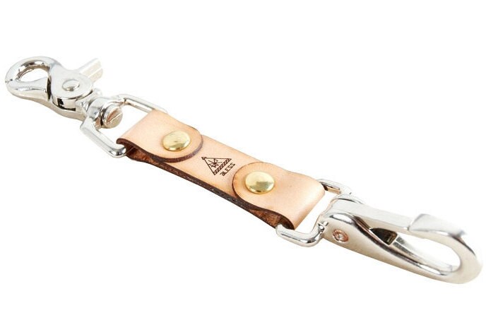 Handgefertigte Leder Schlüsselanhänger/Handgefertigt in Portland, Oregon von Blesspdx