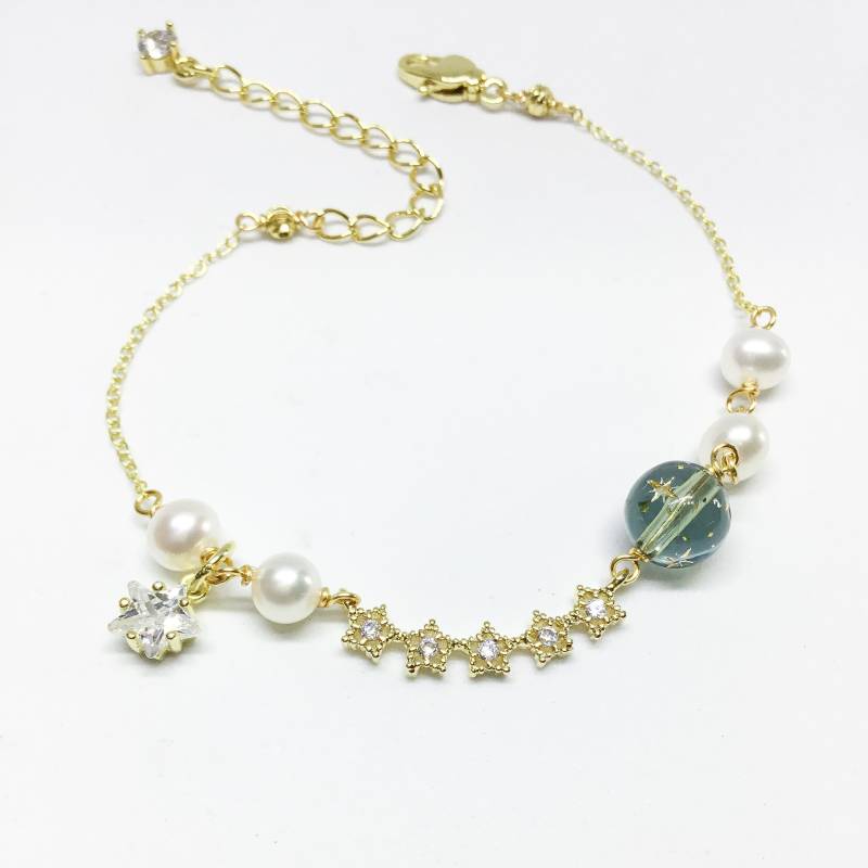 Seligen Schmuck-Perlen-Armband - Aaa 5-6mm Weiß Süßwasser Perle Armband Perlen Brautschmuck von BlestJewellery