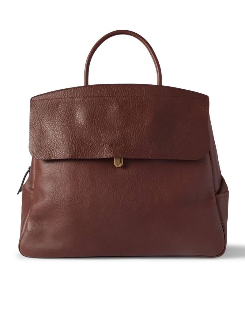 Bleu de Chauffe - Zoom Full-Grain Leather Weekend Bag - Men - Brown von Bleu de Chauffe