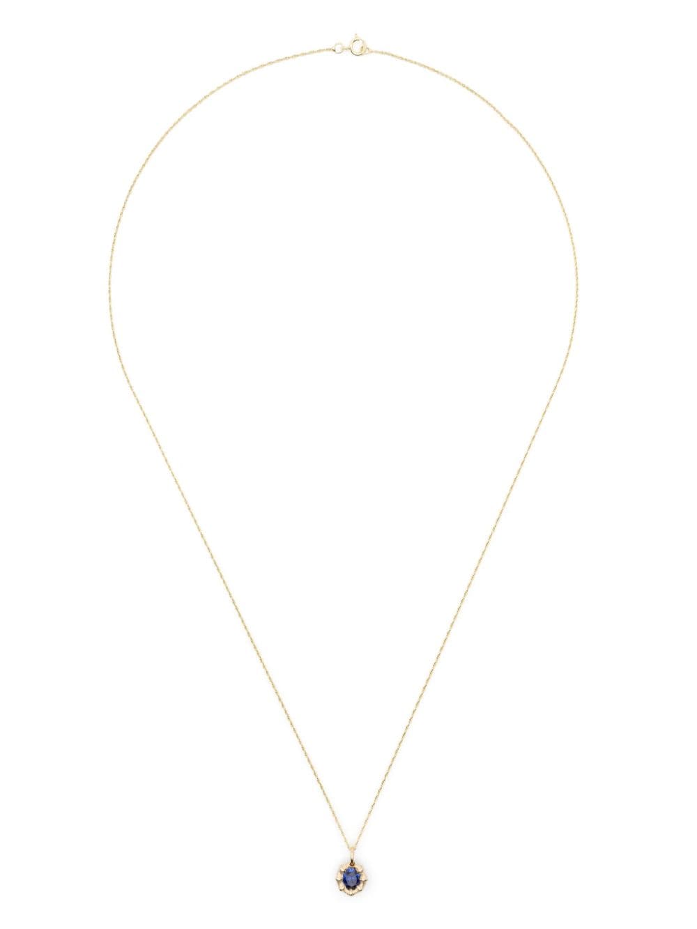 Bleue Burnham Mini Bamboo Pendant Halskette - Gold von Bleue Burnham