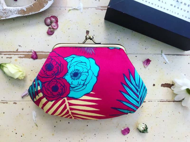 Seide Münze Geldbörse in Blumenmuster/Was Meine Schwester Im Gesetz/Meine Freundin/Schwester/Mutter/Mama/Mama/Für Weihnachten/Geschenk-Ideen Zu von BleuetTextiles