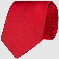 Blick Krawatte aus Seide in unifarbenem Design (7 cm) in Rot, Größe One Size von Blick