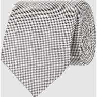 Blick Krawatte aus reiner Seide (7 cm) in Silber, Größe One Size von Blick