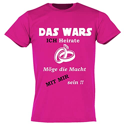 Herren T-Shirt | JGA Shirt | Shirt | Sprücheshirt | Junggesellenabschied T-Shirt | Das Wars | Bräutigam | Team Bräutigam |Farben Individuell | Größe S-XXL (XL, Bräutigam) von Blickfang