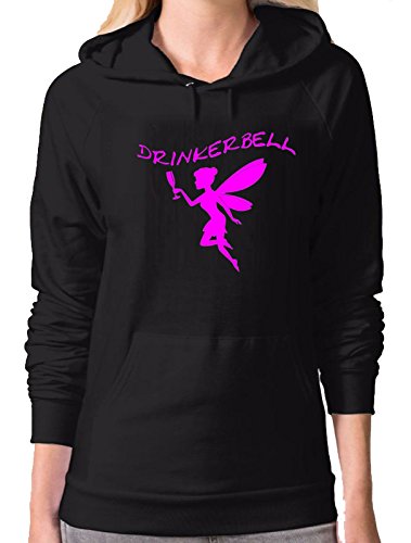 Drinkerbell | TRINKERBELL | Shirt | KAPUZENSWAT | Unisex | Sweatshirt | Hoodie | SPRÜCHESWEAT S- XXL (S, Schwarz) von Blickfang