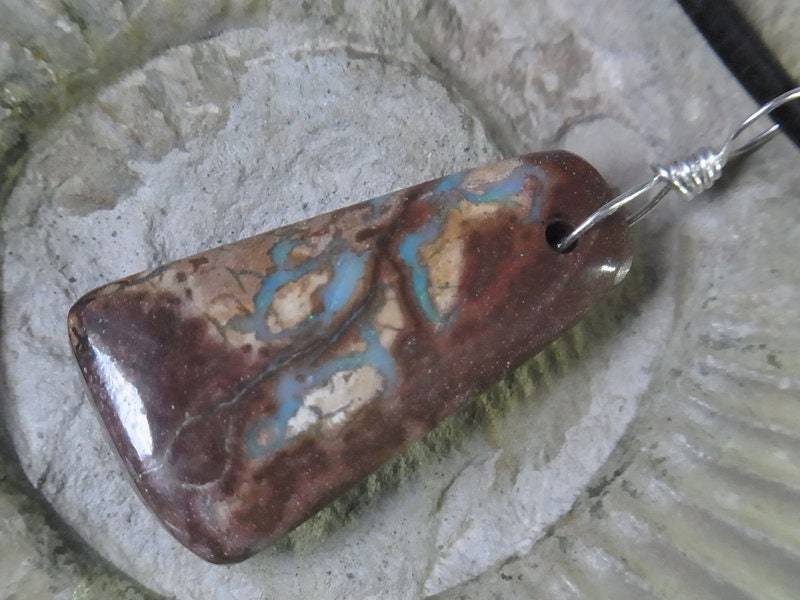 Boulder Opal Anhänger Groß von Blickfang2