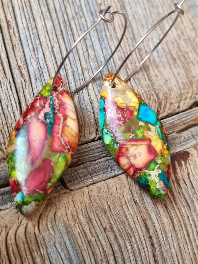 Jaspis-Ohrringe , Edelstein-Ohrringe, Geschenke Für Frauen, Geschenkidee Jaspis-Ohrringe , Edelstein-Ohrringe, Geschenke Für Frauen, Geschenkidee von Blickfang2