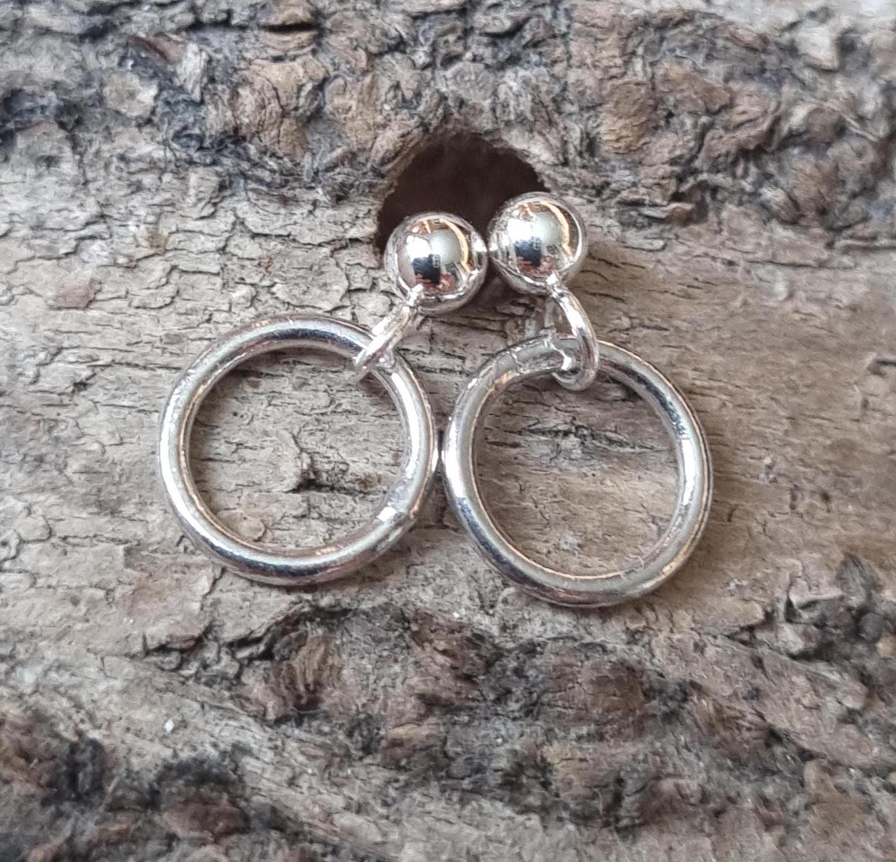 Ohrstecker Kleiner Silberring, Geschenke Für Sie von Blickfang2