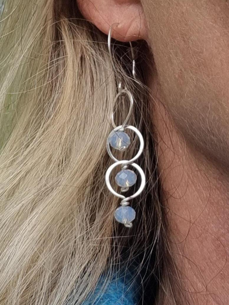 Opalith Ohrringe - Silber 925 # Geschenke Für Sie Opalith Ohrringe - Silber 925 # Geschenke Für Sie von Blickfang2