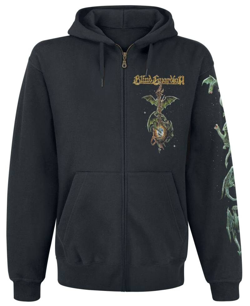 Blind Guardian Kapuzenjacke - Imagination From The Other Side - Guitar - S - für Männer - Größe S - schwarz  - Lizenziertes Merchandise! von Blind Guardian