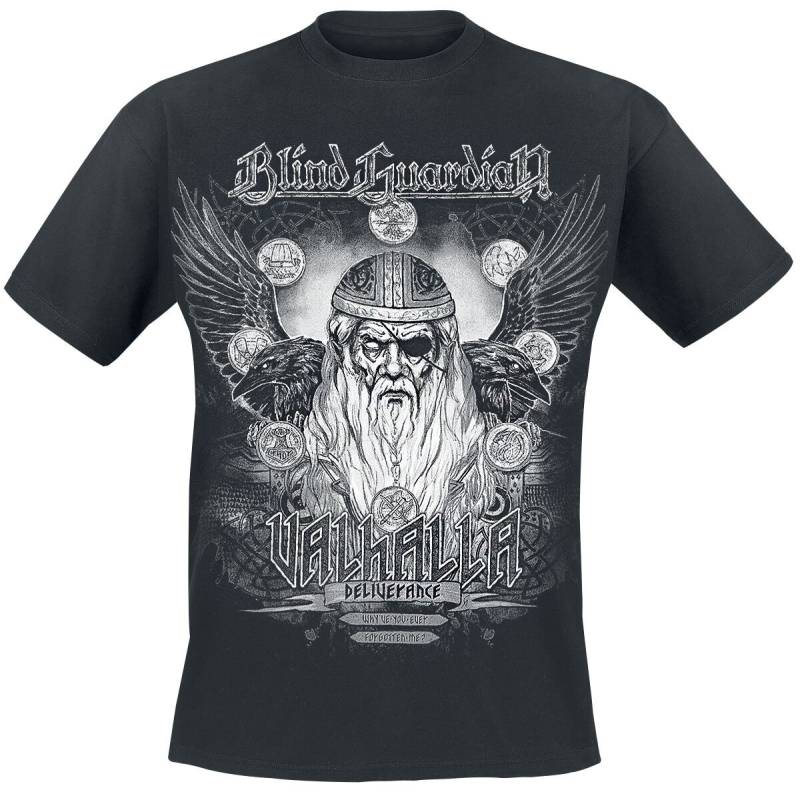 Blind Guardian T-Shirt - Valhalla - Deliverance - M bis 4XL - für Männer - Größe 3XL - schwarz  - EMP exklusives Merchandise! von Blind Guardian