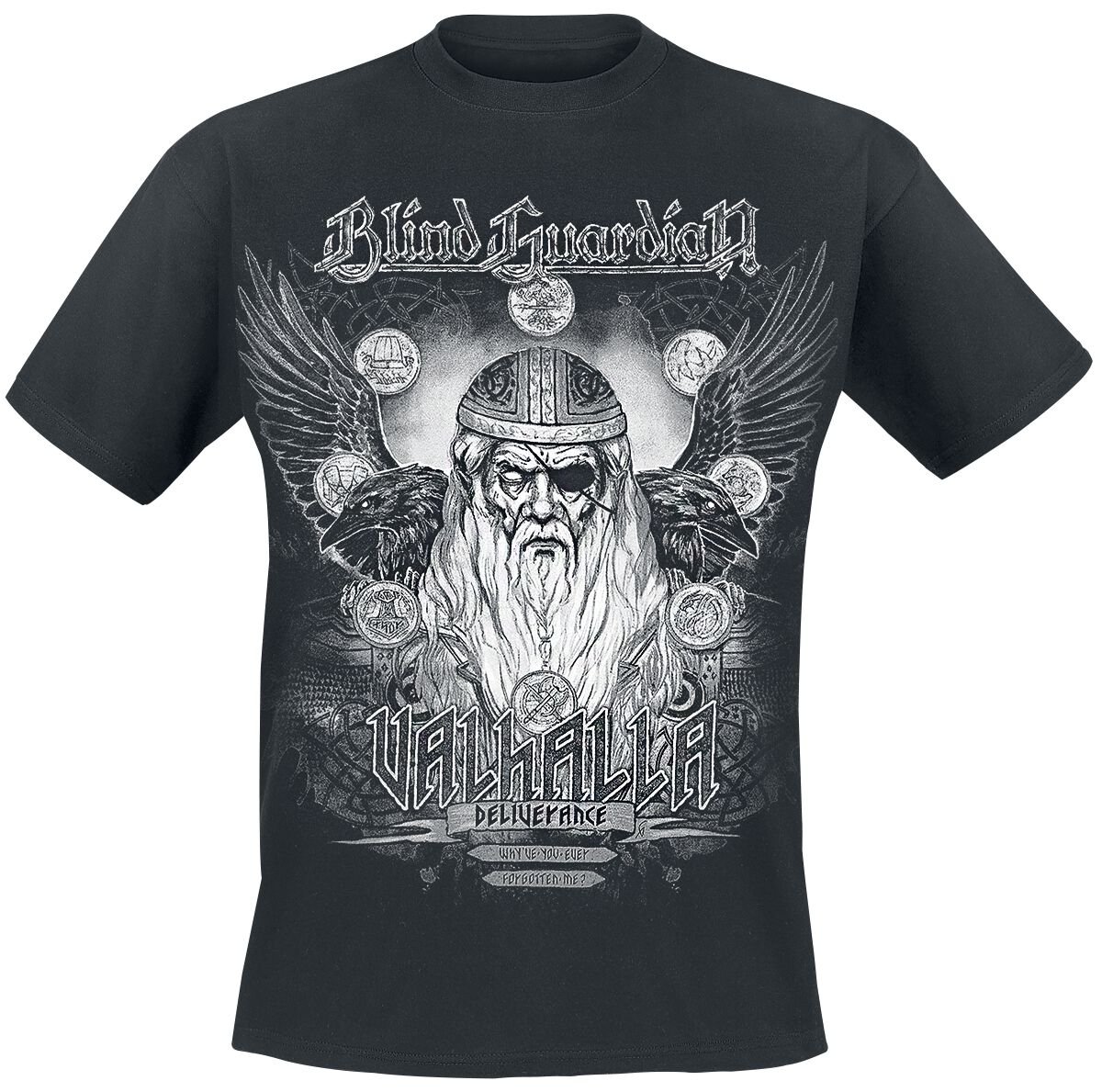 Blind Guardian Valhalla - Deliverance T-Shirt schwarz in L Blind Guardian Valhalla - Deliverance T-Shirt schwarz in L von Blind Guardian