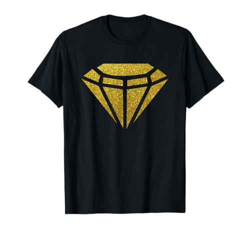 Bling Bling Gold Diamant - Männer Frauen T Shirt T-Shirt von Bling Bling Gold