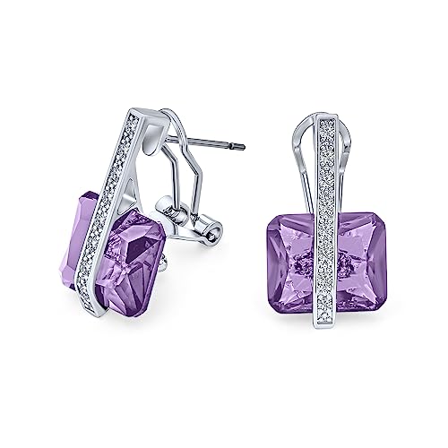 Art Déco Stil Quadratische Edelstein Zirkonia AAA Rechteckige Simulierte Lavendel Alexandrit Smaragdschliff CZ Tropfen Ohrringe Für Frauen Versilbert Omega Verschluss Juni Geburtsstein Art Déco Stil Quadratische Edelstein Zirkonia AAA Rechteckige Simulierte Lavendel Alexandrit Smaragdschliff CZ Tropfen Ohrringe Für Frauen Versilbert Omega Verschluss Juni Geburtsstein von Bling Jewelry