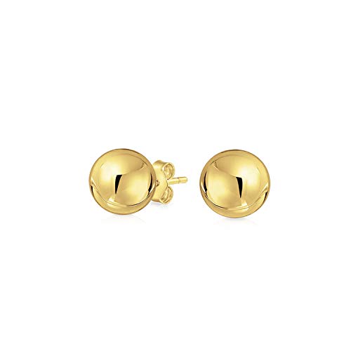 Zarte Einfache Hohle Runde Kugel Ohrstecker Für Frauen Echtes 14K Gelbgold 3Mm von Bling Jewelry