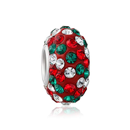 Bling Jewelry Christmas Ferien Sparkling Rot Grün Weiß Candy Cane Striped Crystal Spacer Bead Charme Für Frauen Für Teen .925 Sterling Silber Passend Für Europäische Armbänder Bling Jewelry Christmas Ferien Sparkling Rot Grün Weiß Candy Cane Striped Crystal Spacer Bead Charme Für Frauen Für Teen .925 Sterling Silber Passend Für Europäische Armbänder von Bling Jewelry