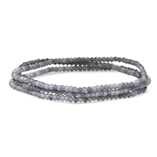 Bling Jewelry Echte Natürliche Winzige Lolite Facettiert Ombre Multicolor Petite Seed Caviar Rondelle Perlen Blau Grau Stretch Armbänder Für Frauen Jugendliche Stapelbar Set Von 3 Strängen Bling Jewelry Echte Natürliche Winzige Lolite Facettiert Ombre Multicolor Petite Seed Caviar Rondelle Perlen Blau Grau Stretch Armbänder Für Frauen Jugendliche Stapelbar Set Von 3 Strängen von Bling Jewelry