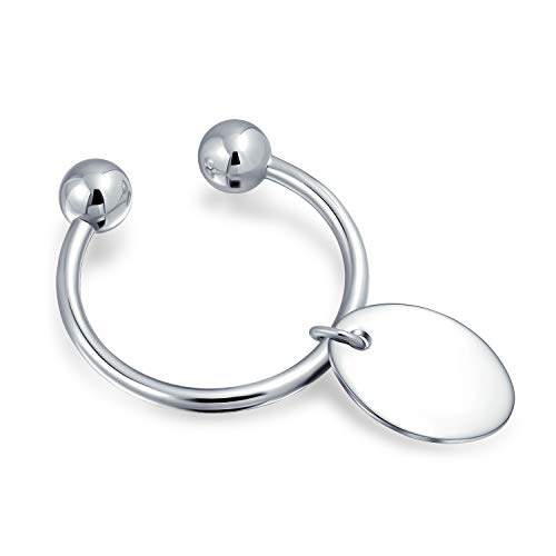 Bling Jewelry Personalisieren Sie Oval Tag ID Schlüsselanhänger Kugel Schraube Spitze Hufeisen Schlüsselring für Graduierung 925 Sterlingsilber anpassbar Bling Jewelry Personalisieren Sie Oval Tag ID Schlüsselanhänger Kugel Schraube Spitze Hufeisen Schlüsselring für Graduierung 925 Sterlingsilber anpassbar von Bling Jewelry