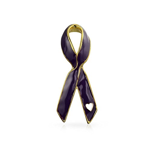 Prävention Und Bewusstsein Lila Band Bauchspeicheldrüsenkrebs Survivor Brosche Pin Offenes Herz Emaille Vergoldet Inspirational Zubehör Für Frauen Prävention Und Bewusstsein Lila Band Bauchspeicheldrüsenkrebs Survivor Brosche Pin Offenes Herz Emaille Vergoldet Inspirational Zubehör Für Frauen von Bling Jewelry