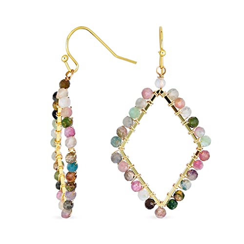 Geometrische Drahtwickel Cluster Perlen Akzent Lineare Längliche Fischhaken Multicolor Fluorit Edelstein Lange Leichte Rautenform Edelstein Hängeohrringe Jugendliche Vergoldet Mit 18 Karat Gelbgold Geometrische Drahtwickel Cluster Perlen Akzent Lineare Längliche Fischhaken Multicolor Fluorit Edelstein Lange Leichte Rautenform Edelstein Hängeohrringe Jugendliche Vergoldet Mit 18 Karat Gelbgold von Bling Jewelry