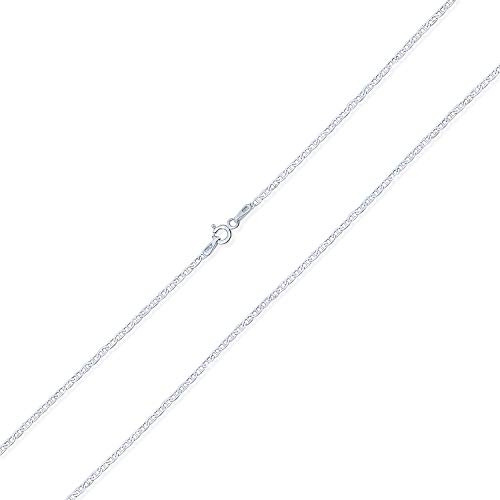 Dünne Flache Mariner Anker Gliederkette 2Mm Stark Für Frauen Für Männer Halskette .925 Sterling Silber Italienisch 20 Zoll von Bling Jewelry