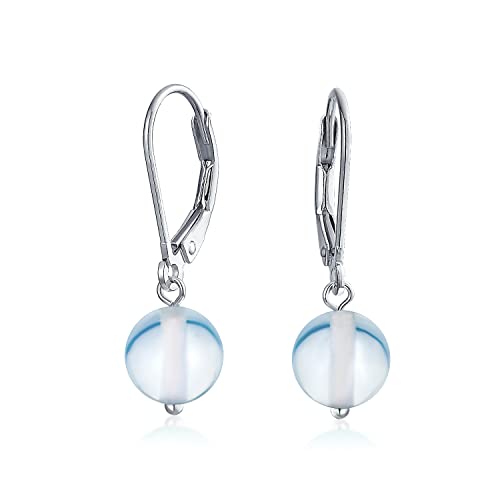 Einfache Schlichte Durchscheinende Chalcedon Edelstein Runde Ohrringe Mit Hebelverschluss Für Frauen Aus .925 Sterlingsilber Einfache Schlichte Durchscheinende Chalcedon Edelstein Runde Ohrringe Mit Hebelverschluss Für Frauen Aus .925 Sterlingsilber von Bling Jewelry