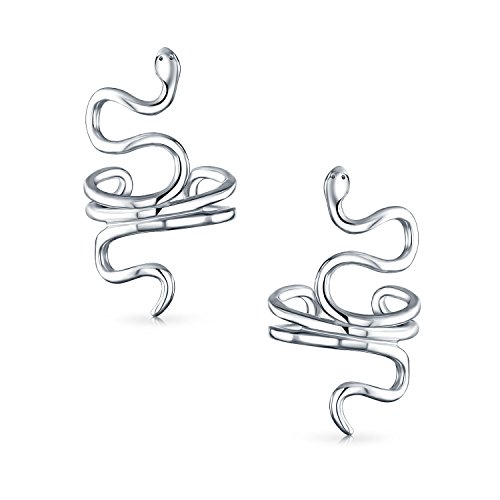 Helix Climber Kriecher Schlange Serpent Clip On Wrap Draht Knorpel Lappen Ohr Manschette Ohrringe Für Frauen Teen Männer Nicht Durchbohrtes Ohr .925 Sterling Silber Paar Helix Climber Kriecher Schlange Serpent Clip On Wrap Draht Knorpel Lappen Ohr Manschette Ohrringe Für Frauen Teen Männer Nicht Durchbohrtes Ohr .925 Sterling Silber Paar von Bling Jewelry
