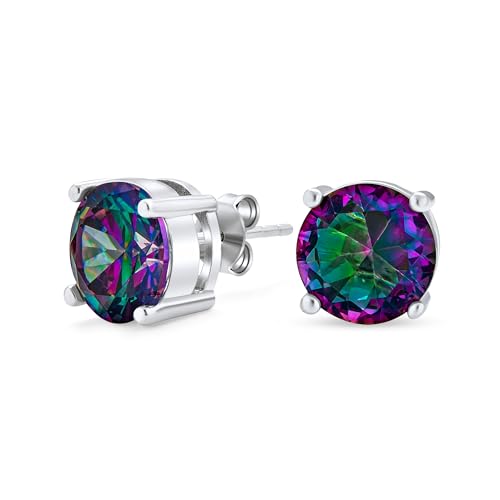 Unisex Schwarze Mystische Regenbogen Farbwechsel Zirkonia Solitaire AAA CZ Ohrstecker Für Frauen .925 Sterlingsilber Rund 8MM Unisex Schwarze Mystische Regenbogen Farbwechsel Zirkonia Solitaire AAA CZ Ohrstecker Für Frauen .925 Sterlingsilber Rund 8MM von Bling Jewelry