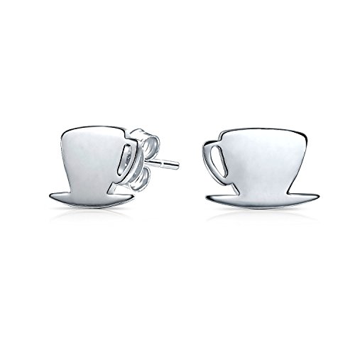 Winzige Lebensmittel Latte Espresso Cafe Kaffee Liebhaber Ohrstecker Für Frauen Für Jugendliche .925 Sterling Silber von Bling Jewelry