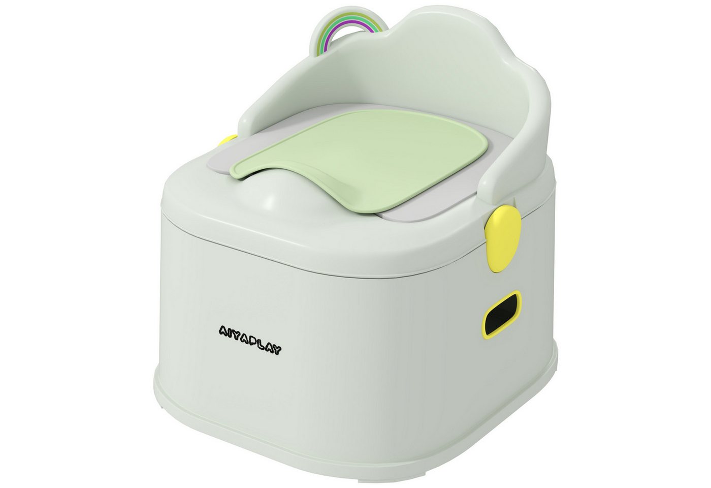 BlingBin Toilettentrainer Kinder Töpfchen Kindertoilette Toilettensitz für Töpfchentraining, (1er Set, 1-tlg), Topfstuhl mit Rückenlehne Abnehmbarem Topf von BlingBin