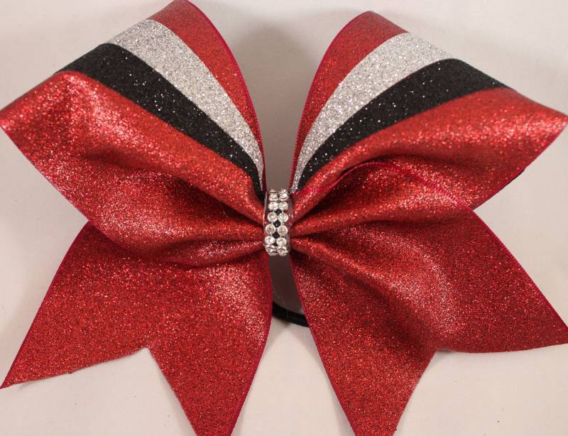Glitter Cheer Bow Full Cardinal - Crimson Silber Schwarz Alle Farben Erhältlich Gold Blau Lila Grün Km Glitter Cheer Bow Full Cardinal - Crimson Silber Schwarz Alle Farben Erhältlich Gold Blau Lila Grün Km von BlingItOnCheerBowz