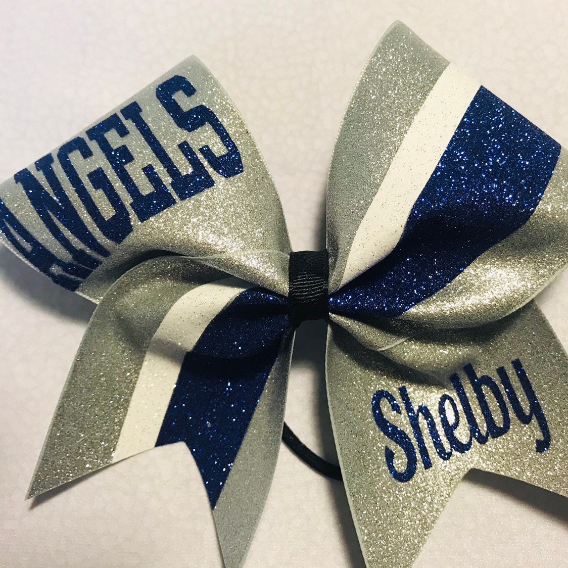 Personalisierte Schleife Schleifen Text Personalisierte Schleife Schleifen Text von BlingItOnCheerBowz