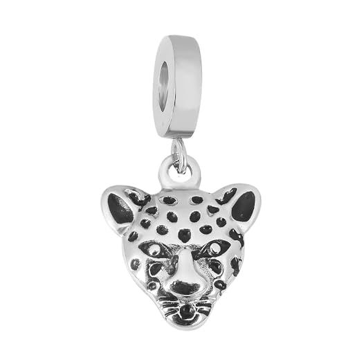 BlingNuts Leopard Gepard Jaguar Panther Tier Charm kompatibel mit Pandora Charms Armbändern für Frauen Familie Tochter Geburtstag BlingNuts Leopard Gepard Jaguar Panther Tier Charm kompatibel mit Pandora Charms Armbändern für Frauen Familie Tochter Geburtstag von BlingNuts