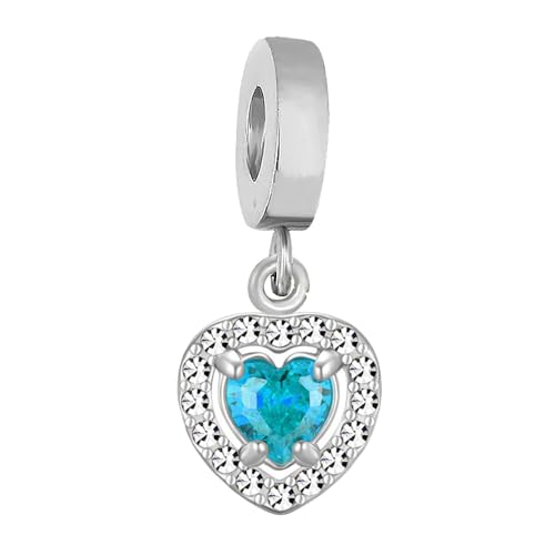 BlingNuts Sparkling I Love You Granddaughter Birthday Blue Crystal Heart Charm Compatible with Pandora Charms Bracelets for Women Pendant BlingNuts Sparkling I Love You Granddaughter Birthday Blue Crystal Heart Charm Compatible with Pandora Charms Bracelets for Women Pendant von BlingNuts