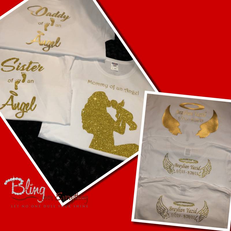 Engel Baby Memory Bling Shirt von BlingOverEverything