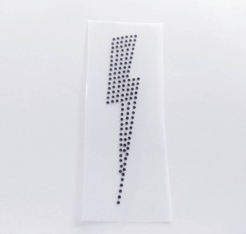 Blitz Bolt Strass Applikationen, Thunder Aufbügeln, 15 cm Aufbügeln Applikation, Diybling, Storm von BlingSparkleShineLtd