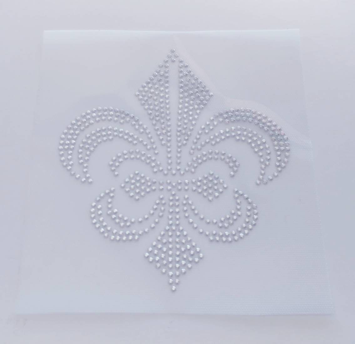 Fleur-De-Lis Strass Applikation, Fleur De Lis Bling, Aufnäher, Fleur-De-Lis, Symbol, Diy Dekor von BlingSparkleShineLtd