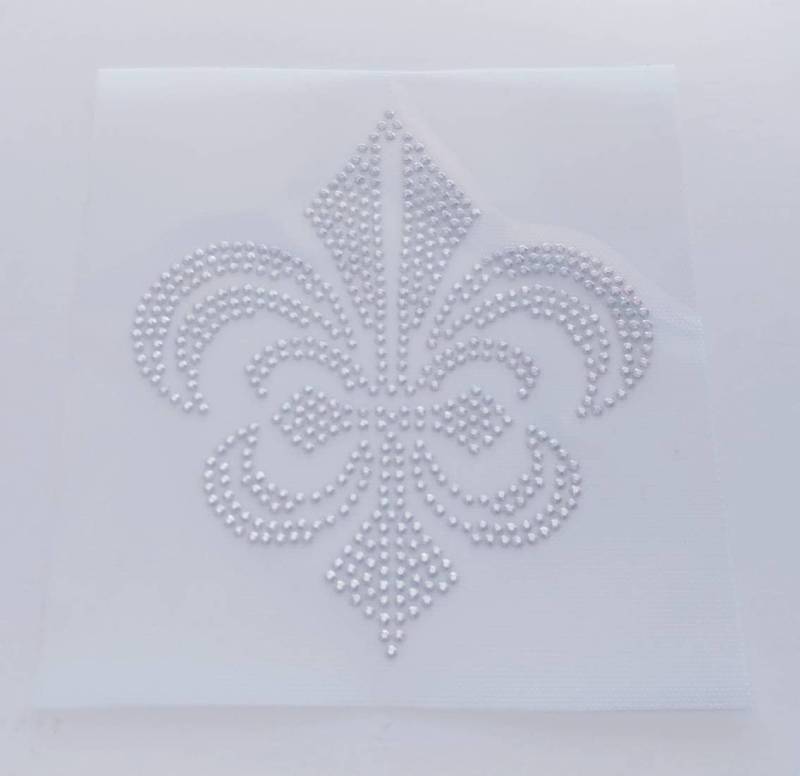 Fleur-De-Lis Strass Applikation, Fleur De Lis Bling, Aufnäher, Fleur-De-Lis, Symbol, Diy Dekor von BlingSparkleShineLtd