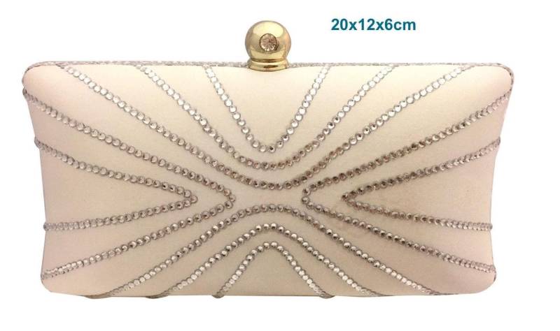 Blingustyle Swarovski Elements Dame Kristall Diamant Abend Party Clutch Tasche 01 von BlingUstyle