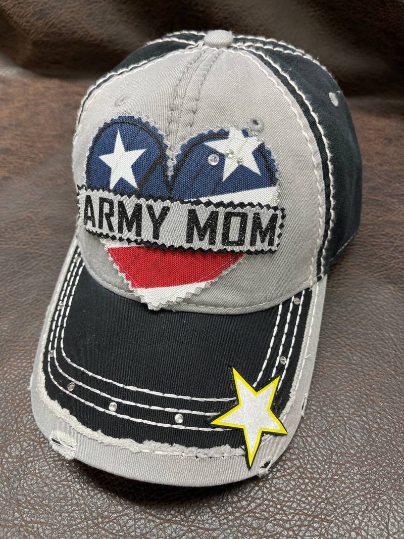 Army Mom Usa Liebeshut - Navy Mom Marine Air Force Space Kundengerechter Hut Alle Kräfte Verfügbar Gemacht Von Blingirlspirit von BlingirlSpirit