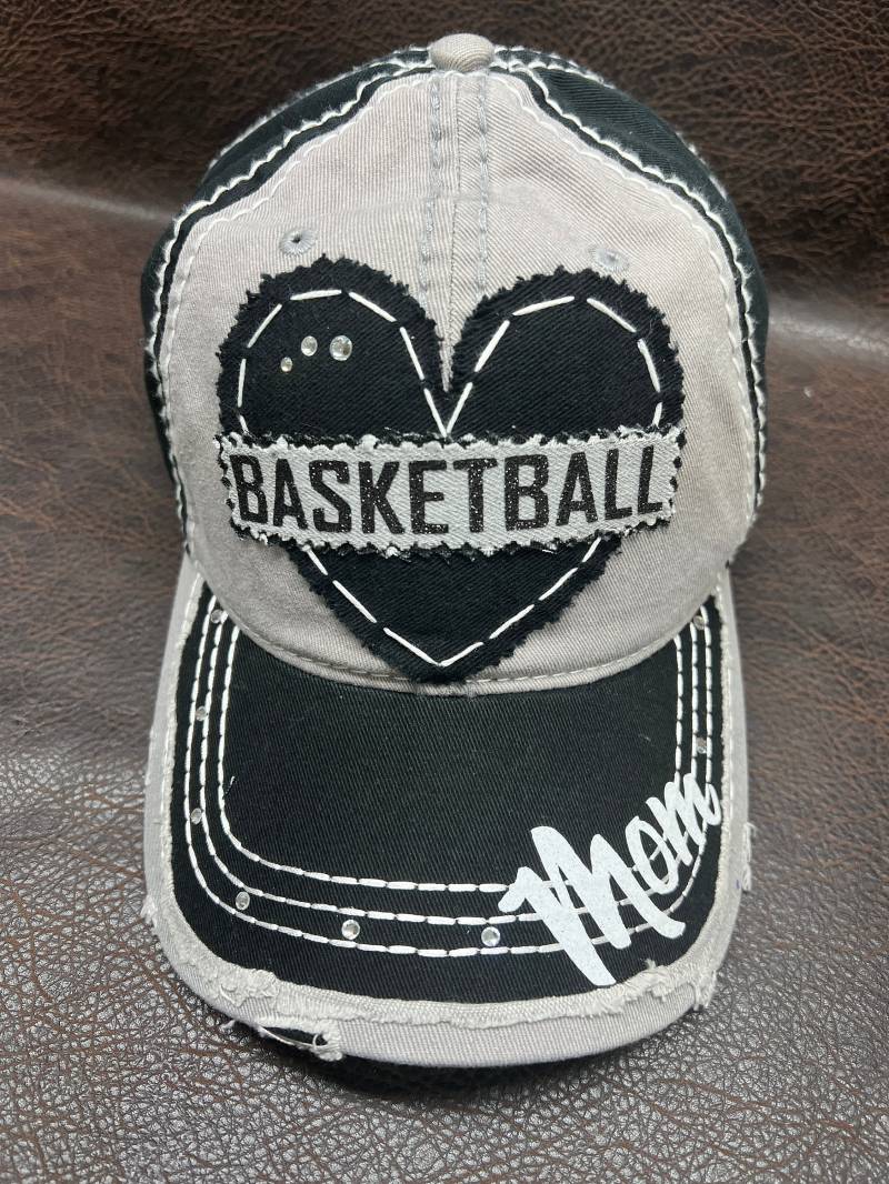 Basketball Liebe Distressed Hut - Anpassbar Mit Farben Personalisierbar Mama Oder Keine Oma Tante Schwester Frau Freundin Trainer von BlingirlSpirit