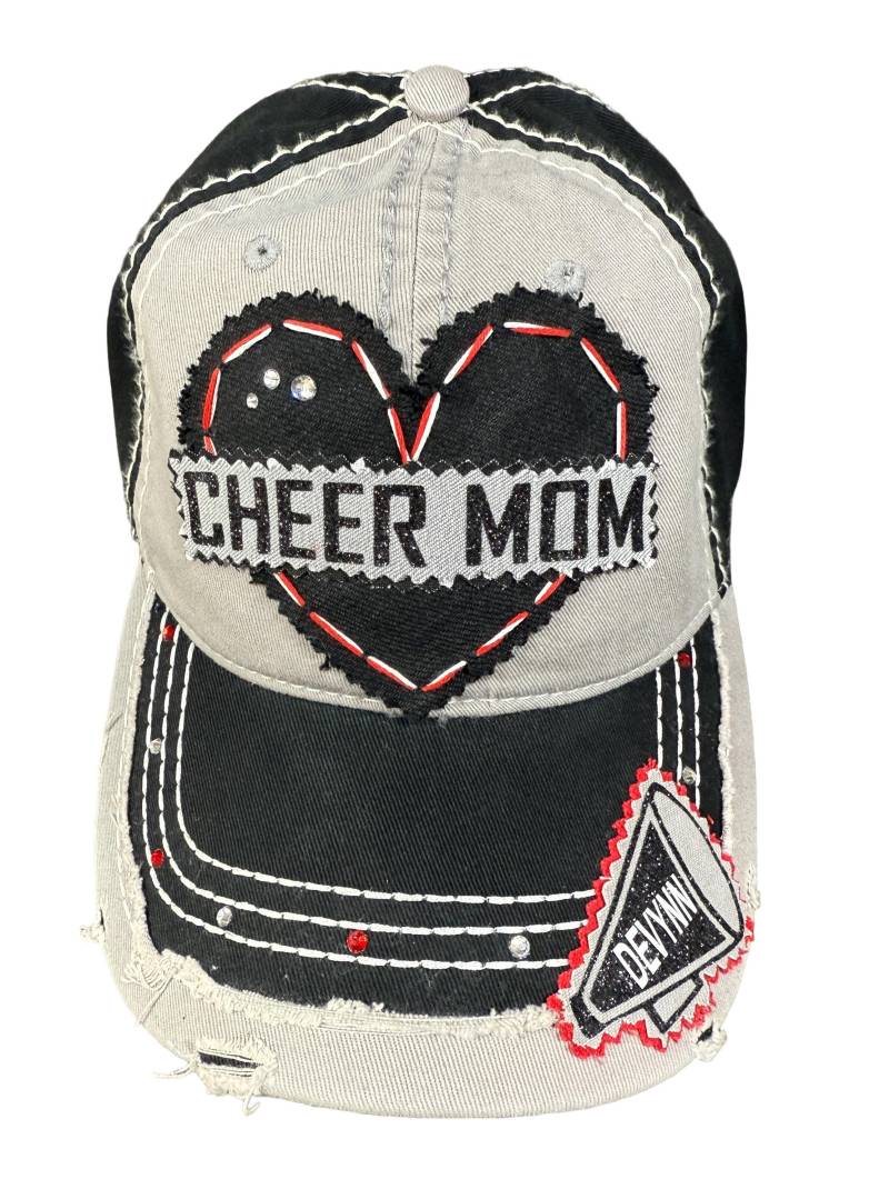 Benutzerdefinierter Cheer Mom-Hut - Niedlicher Jubelhut Individuelle Farben Megaphon Personalisieren Cheerleader Squad-Team High School Football von BlingirlSpirit